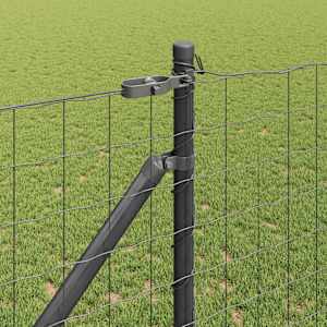 Plot s sloupkem Šedá 1,2 x 25 m Ocel - obrázek 4