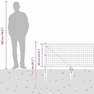 Venkovní euro plot s hroty 10 x 0,6 m Pozinkovaná ocel Stříbrná - obrázek 17