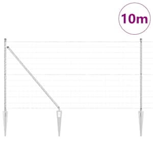 Plot s sloupkem Stříbrná 1,4 x 10 m Ocel - obrázek 3