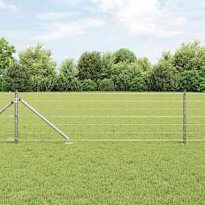 Plot s sloupkem Stříbrná 0,4 x 10 m Ocel - obrázek 4