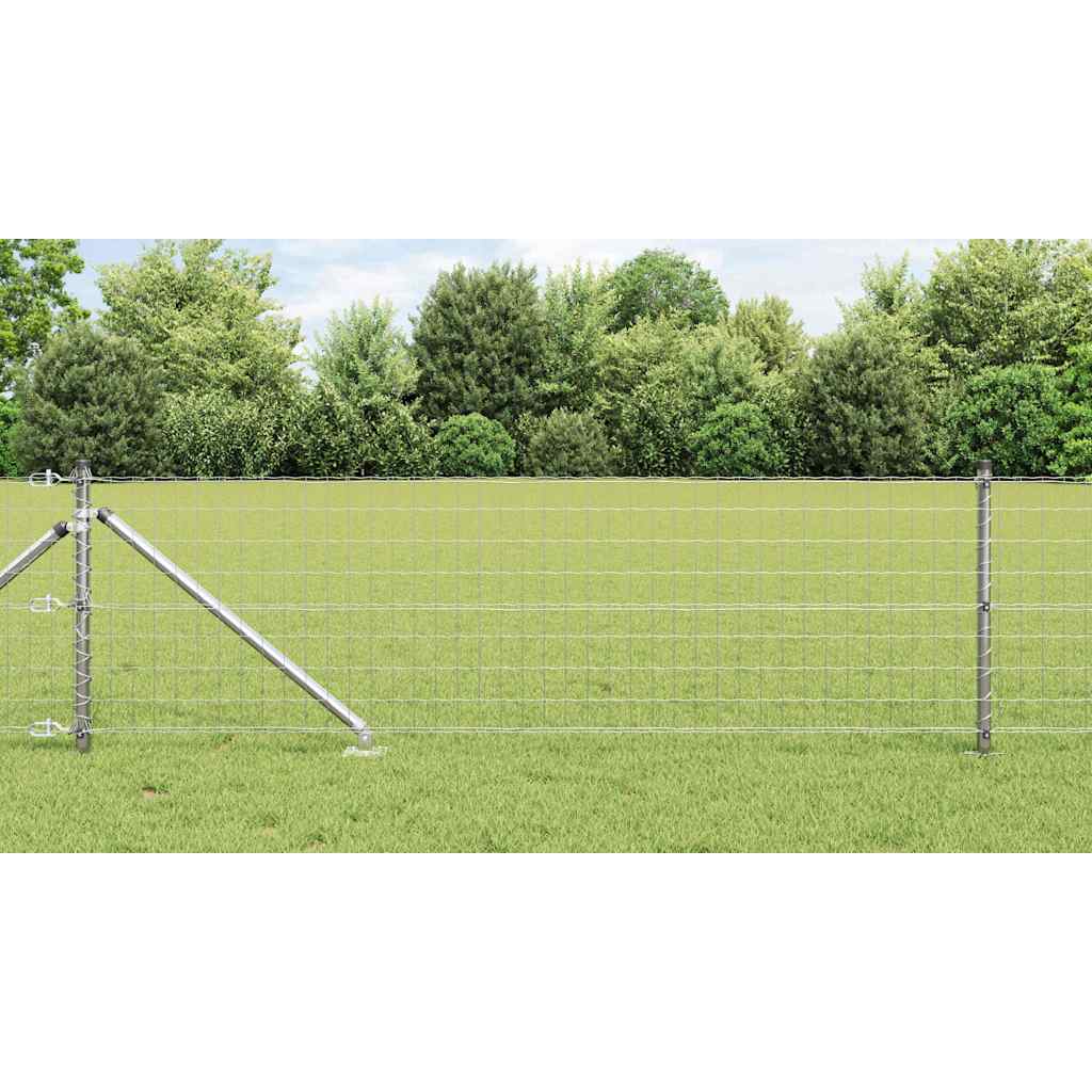 Euro Hegn med 13 Punkterede Poster 0.6x25 m Galvaniseret Stål