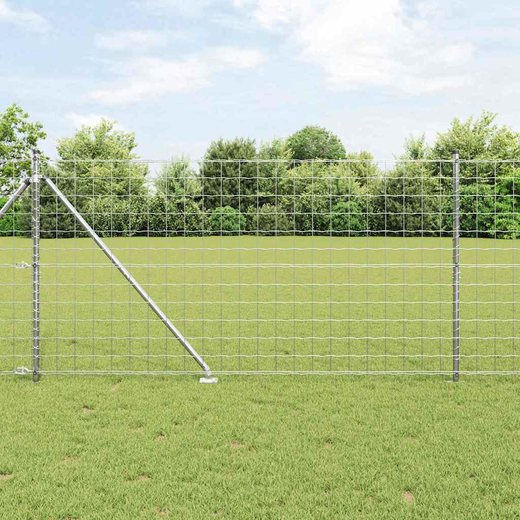 Euro Hegn med 13 Spike Posts 1.2x25 m Galvaniseret Stål