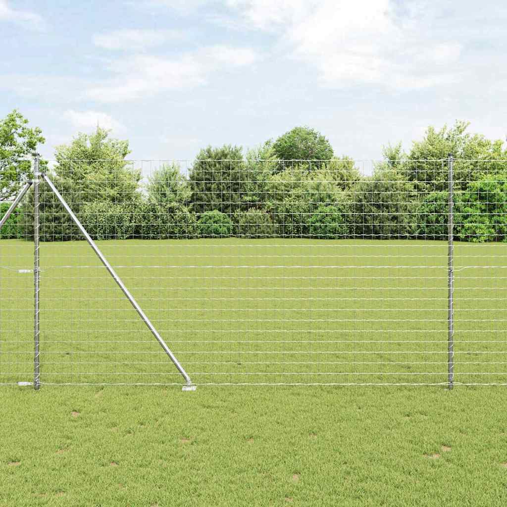 Euro Hegn med 7 Spidse Poster 1.5x10 m Galvaniseret Stål