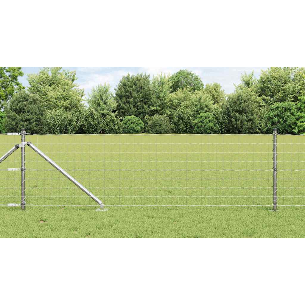 Euro Hegn med 13 Spike Posts 0.6x25 m Galvaniseret Stål