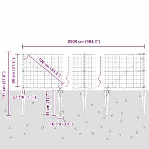 Evropský plot se hroty 25 x 0,8 m Pozinkovaná ocel Stříbrná - obrázek 15