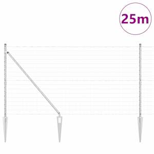 Venkovní euro plot s hroty 25 x 1,2 m Žárově zinkovaná ocel - obrázek 3