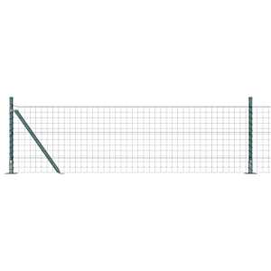 vidaXL Euro Aiandus Betoon Alusel 10 x 0,6 m PVC-kaetud teras Roheline