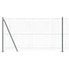 vidaXL Euro Aiandus Betoon Alusel 10 x 1,2 m PVC-kaetud teras Roheline