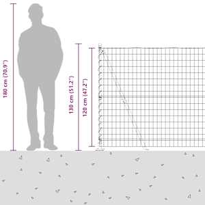 Evropský plot s betonovou základnou 10 x 1,2 m Zelená Síťovina - obrázek 17