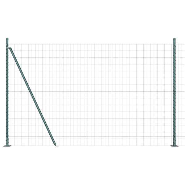 vidaXL Euro Aiandus Betoon Alusel 10 x 1,6 m PVC-kaetud teras Roheline