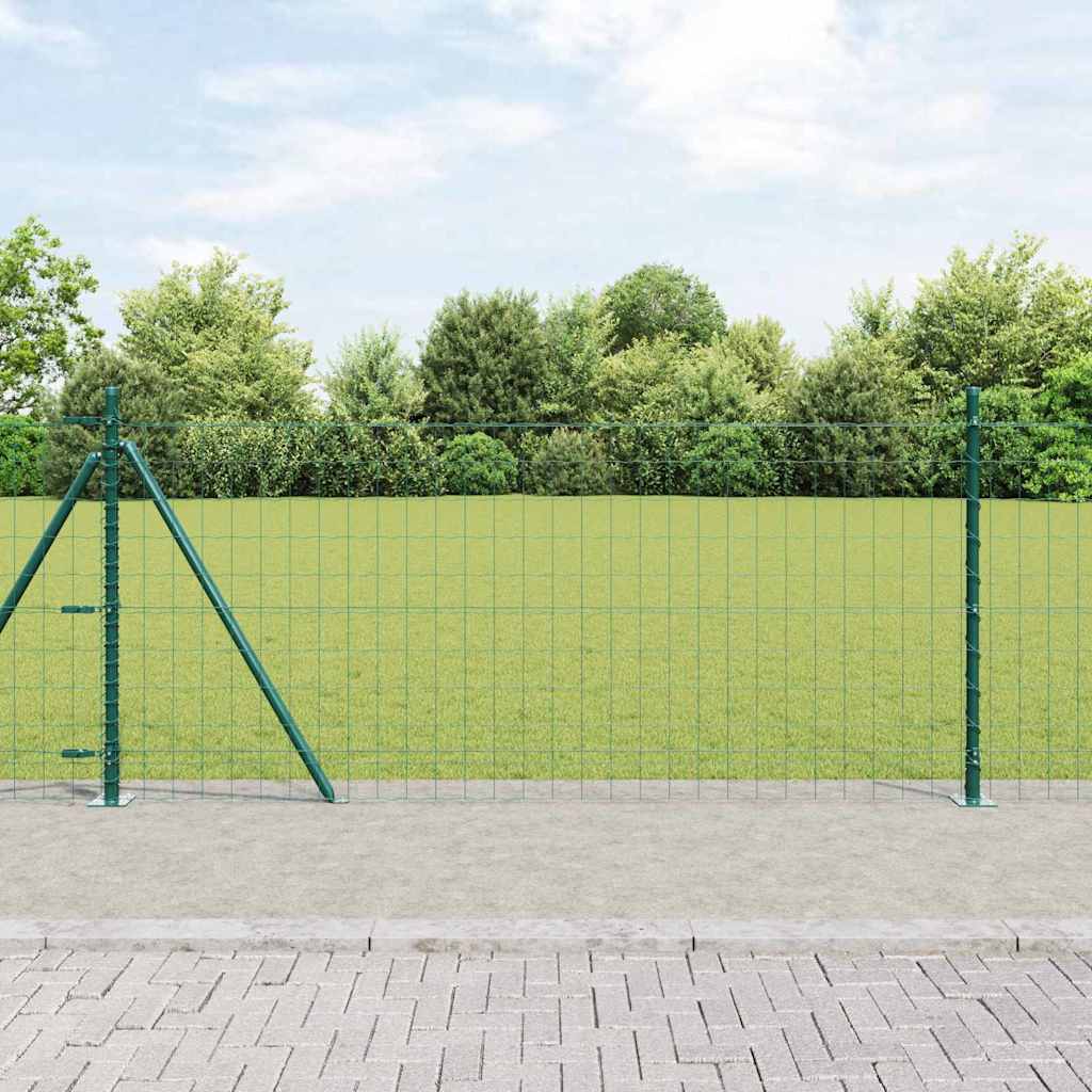 Euro Aed koos 7 Flanged Postiga 1x10 m Galvaniseeritud Teras