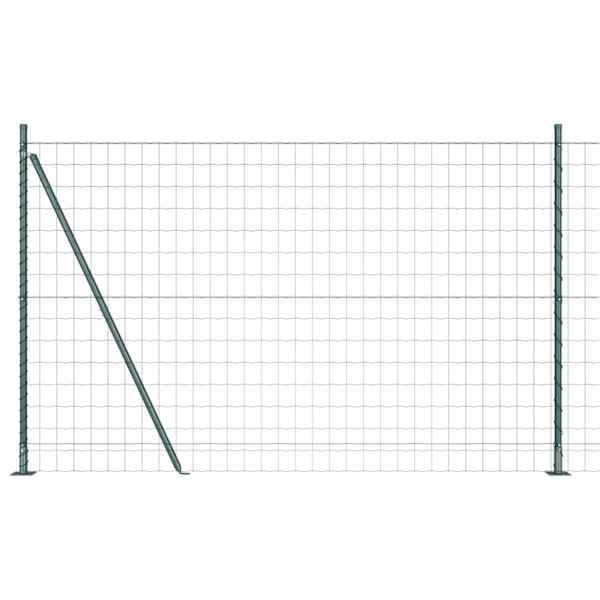 vidaXL Euro Aiandus Betoon Alusel 10 x 1,6 m PVC-kaetud teras Roheline