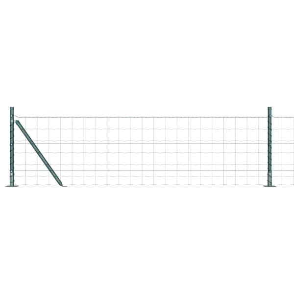 vidaXL Euro Aiandus Betoon Alusel 10 x 0,6 m PVC-kaetud teras Roheline