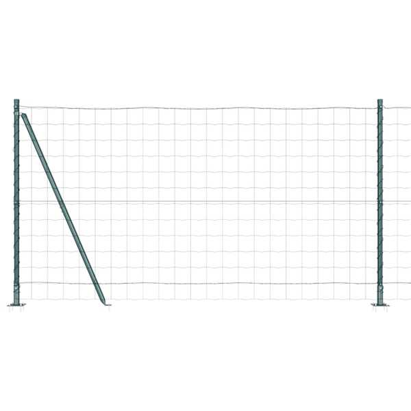 vidaXL Euro Aiandus Betoon Alusel 10 x 1,2 m PVC-kaetud teras Roheline