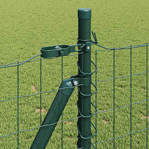 Plot s sloupkem Zelená 0,8 x 25 m Ocel a PVC - obrázek 5