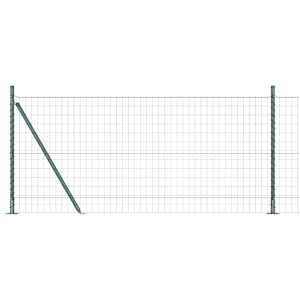 Plot s sloupkem Zelená 0,8 x 25 m Ocel a PVC - obrázek 2