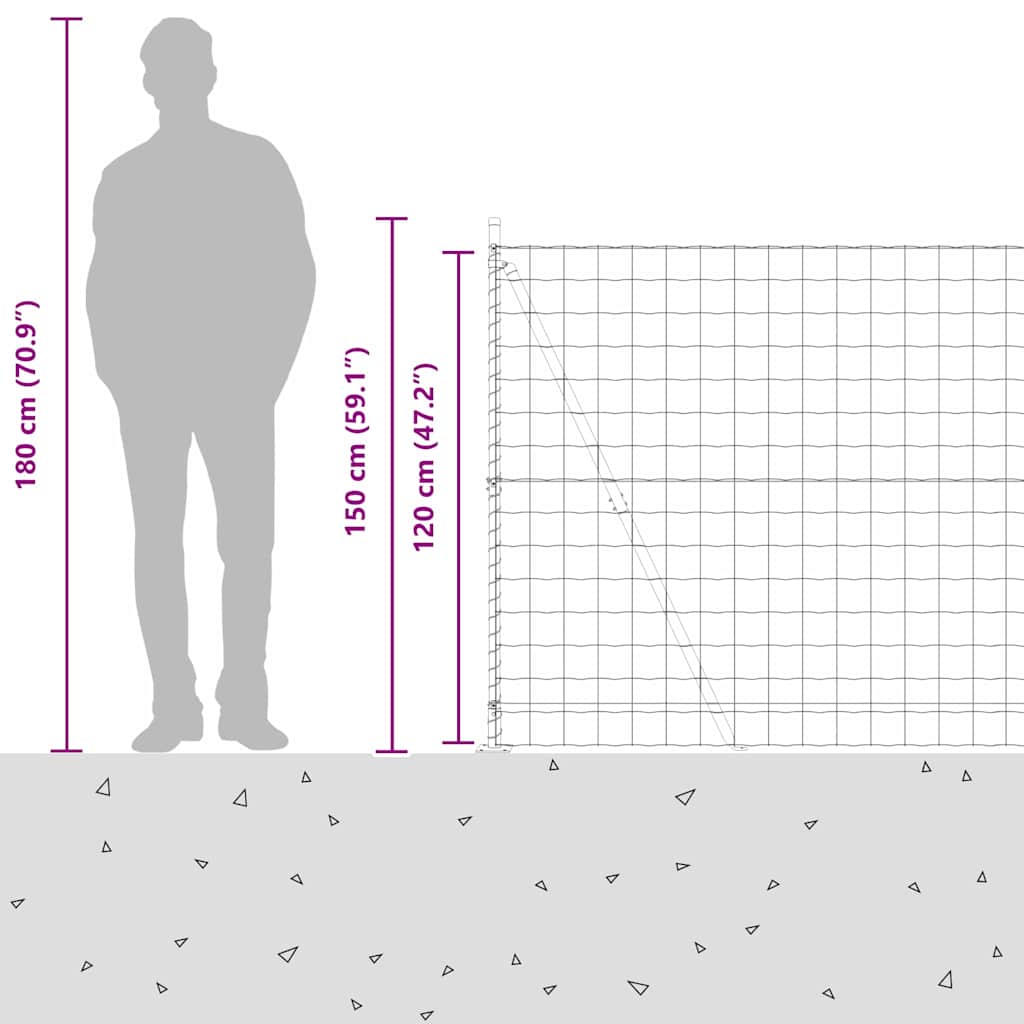 Plot s sloupkem Zelená 1,2 x 25 m Ocel - obrázek 17