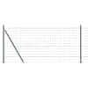 vidaXL Euro Aiandus Betoon Alusel 10 x 0,8 m PVC-kaetud teras Roheline
