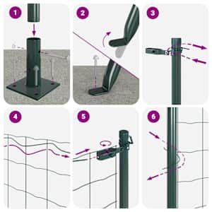 Plot s sloupkem Zelená 1 x 25 m Ocel - obrázek 14