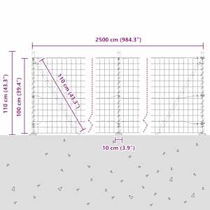 Plot s sloupkem Zelená 1 x 25 m Ocel - obrázek 15