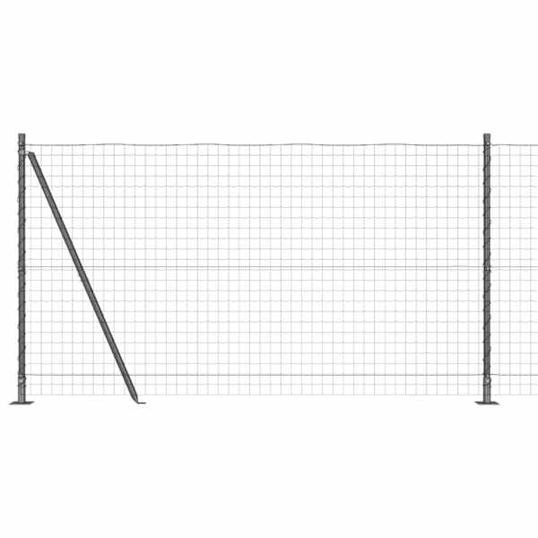vidaXL Euro Aiandus Betoon Alusel 25 x 1,2 m PVC-kaetud teras Hall
