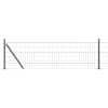 vidaXL Euro Aiandus Betoon Alusel 50 x 0,4 m PVC-kaetud teras Hall