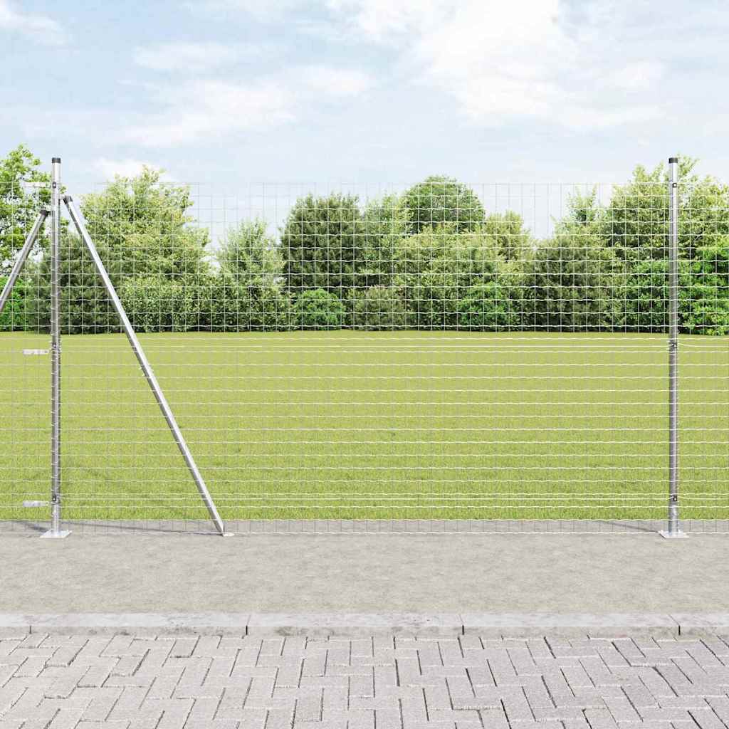 Euro Hegn med 7 Flangede Stænger 1.4x10 m Galvaniseret Stål
