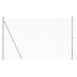Evropský plot s betonovou základnou 10 x 1,4 m Pozinkovaná ocel - obrázek 2