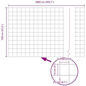 Evropský plot s betonovou základnou 10 x 1,2 m Pozinkovaná ocel - obrázek 16