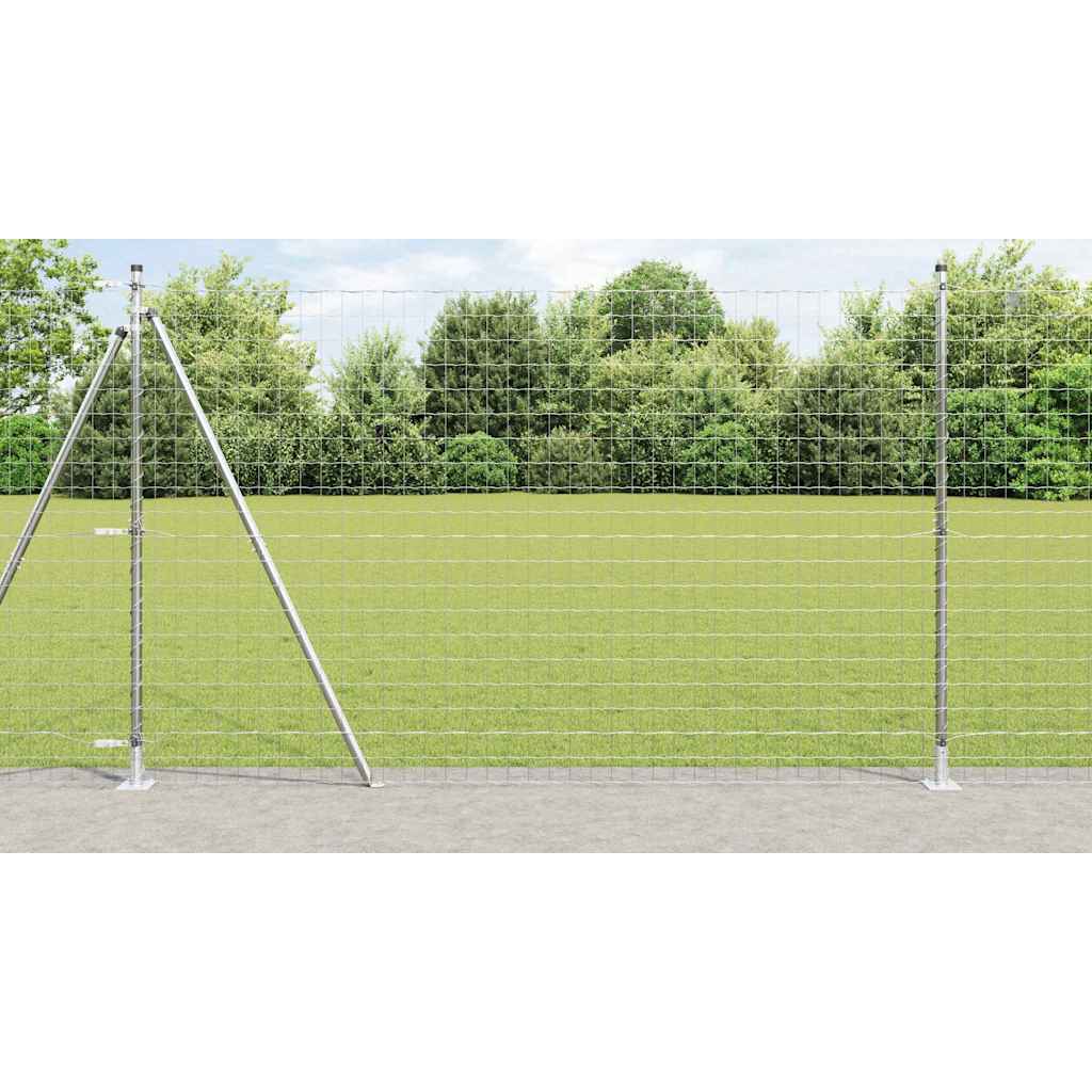 Euro Hegn med 7 Flanged Posts 1,4x10 m Galvaniseret Stål