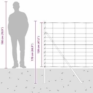 Zemní fixační svařovaný drátěný plot 25 x 1,2 m Stříbrná - obrázek 15