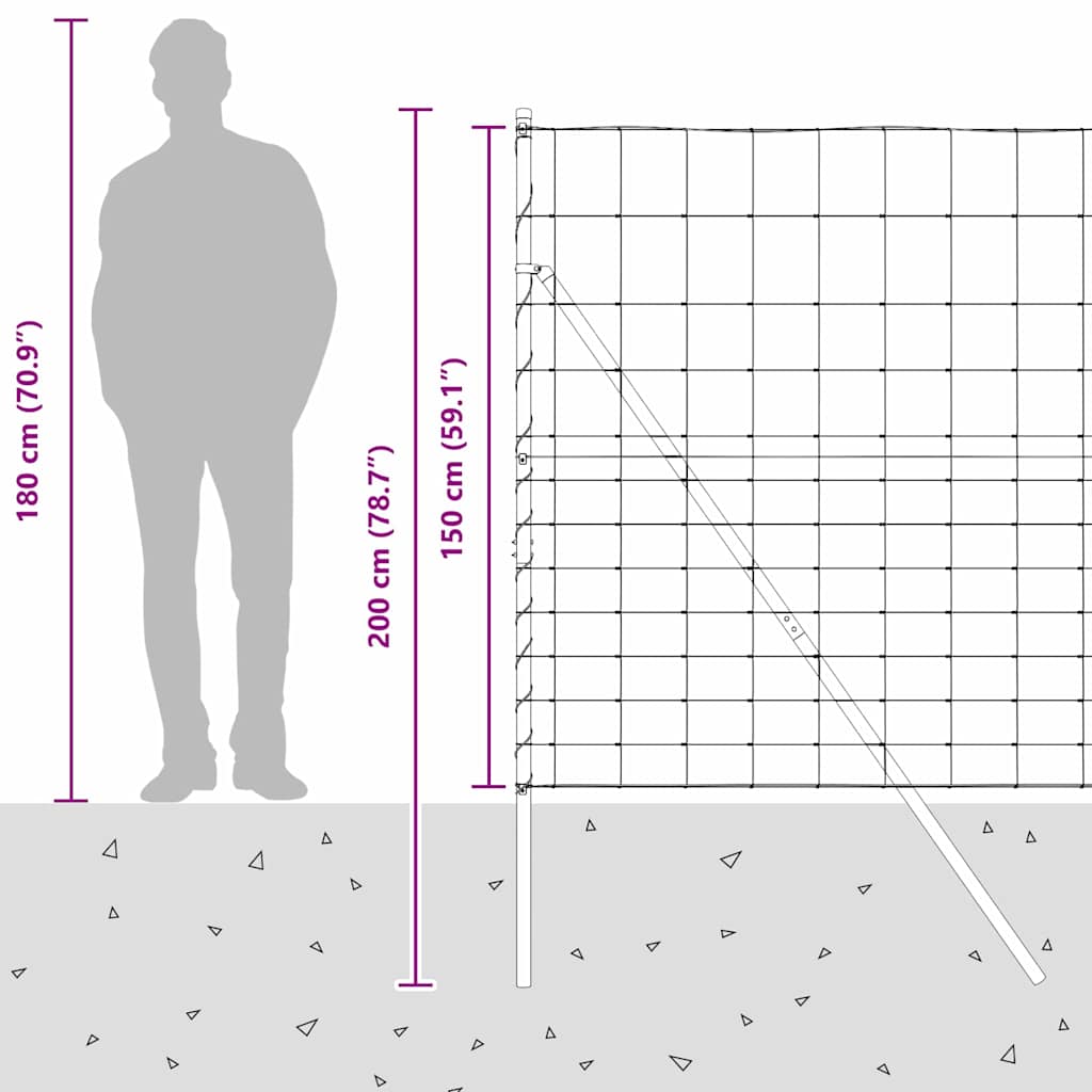 Plotový sloupek. Pozinkovaný 25 x 1,5 m Ocel - obrázek 15