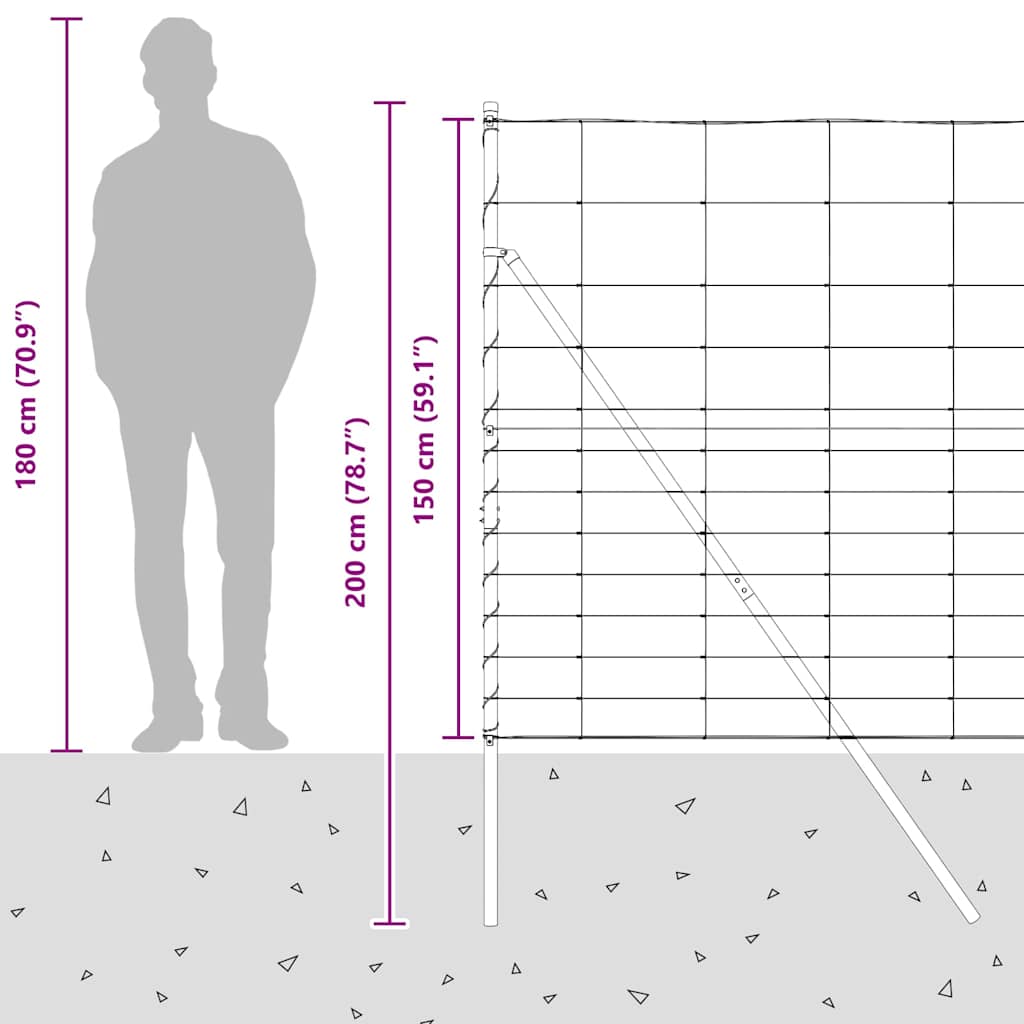 Plotový sloupek. Pozinkovaný 25 x 1,5 m Ocel - obrázek 15