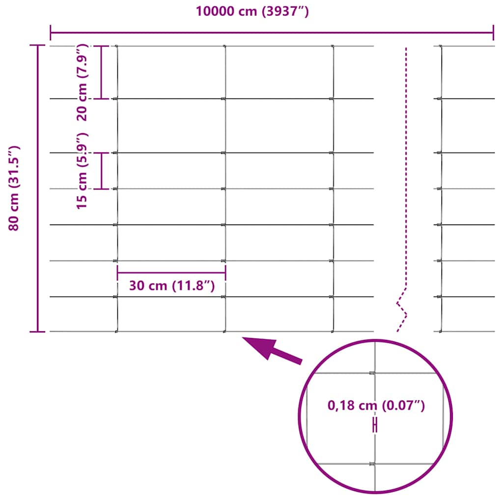 Plotový sloupek. Pozinkovaný 100 x 0,8 m Ocel - obrázek 14