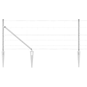 vidaXL Keermestatud traataed teravate otsadega 25 x 0,8 m H&otilde;bedane