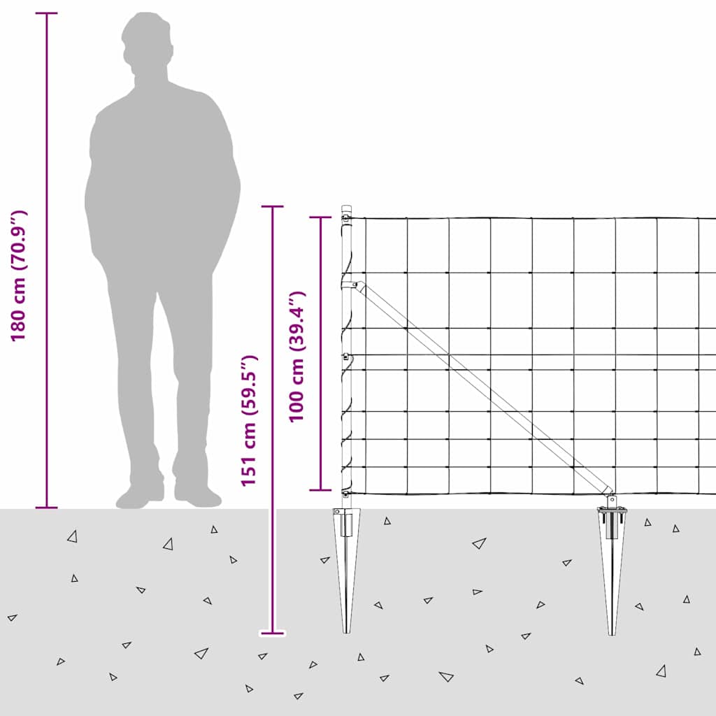 Plotový sloupek. Pozinkovaný 25 x 1 m Ocel - obrázek 16