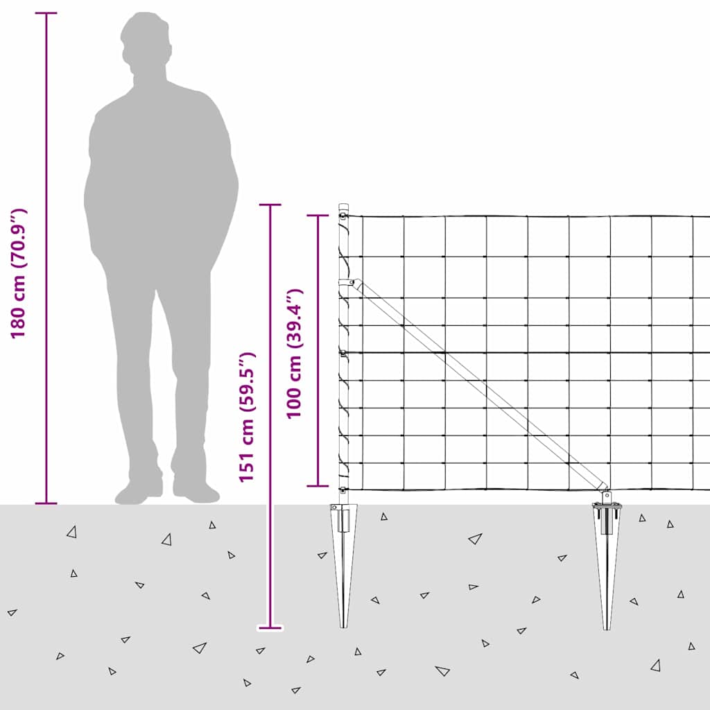 Plotový sloupek. Pozinkovaný 25 x 1 m Ocel - obrázek 16