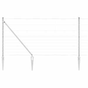Plotový sloupek. Pozinkovaný 25 x 1,2 m Ocel - obrázek 2