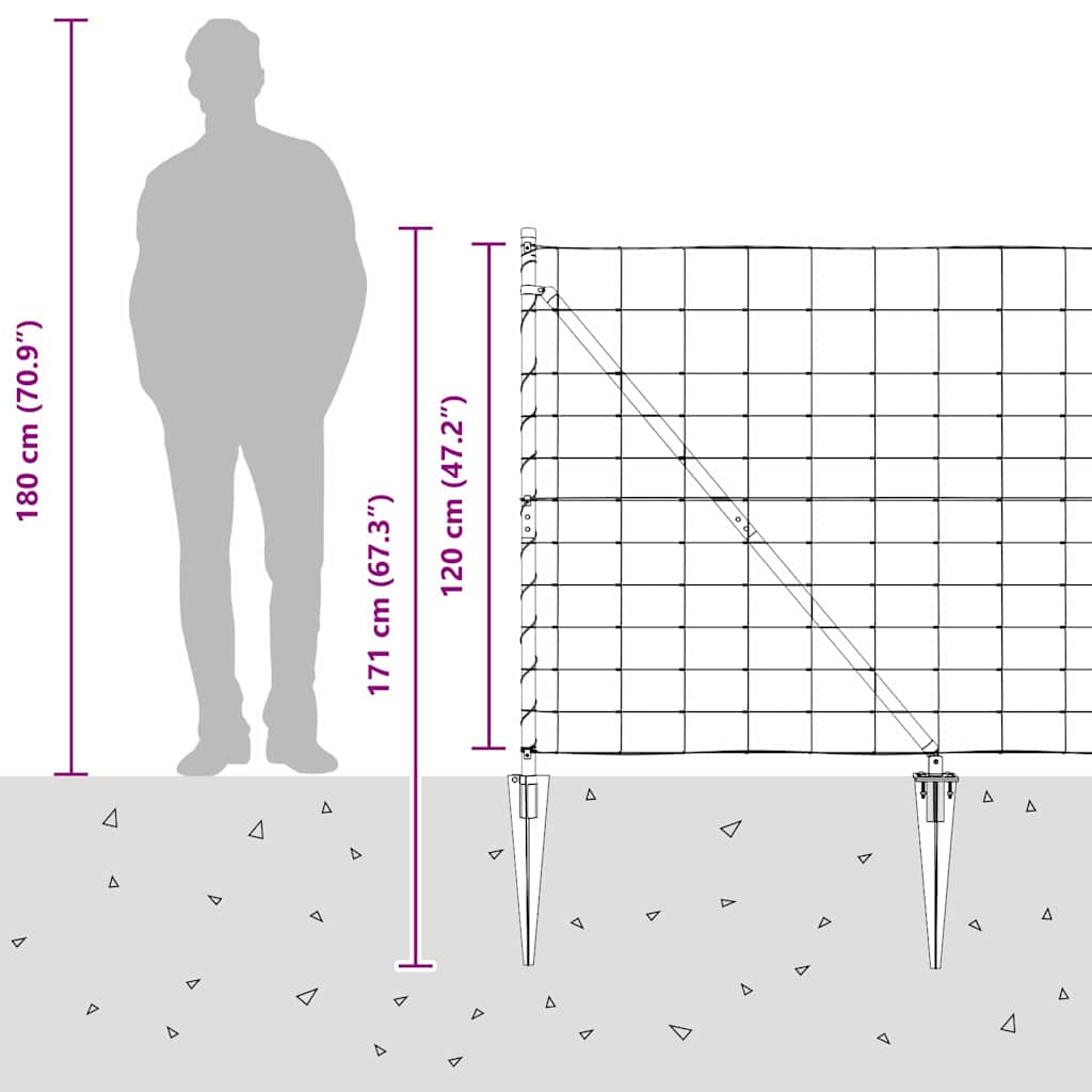 Plotový sloupek. Pozinkovaný 25 x 1,2 m Ocel - obrázek 16