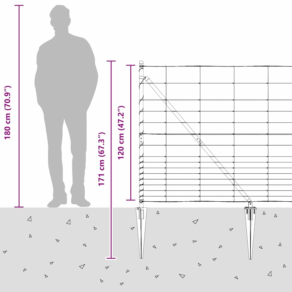 Plotový sloupek. Pozinkovaný 25 x 1,2 m Ocel - obrázek 16
