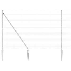 Plotový sloupek. Pozinkovaný 25 x 1,6 m Ocel - obrázek 2