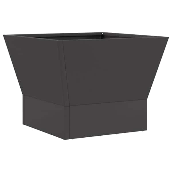 vidaXL Tulekauss Must 40 x 40 x 35 cm Ilmastikukindel teras