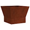 vidaXL Tulekauss Rooste 40 x 40 x 35 cm Ilmastikukindel teras