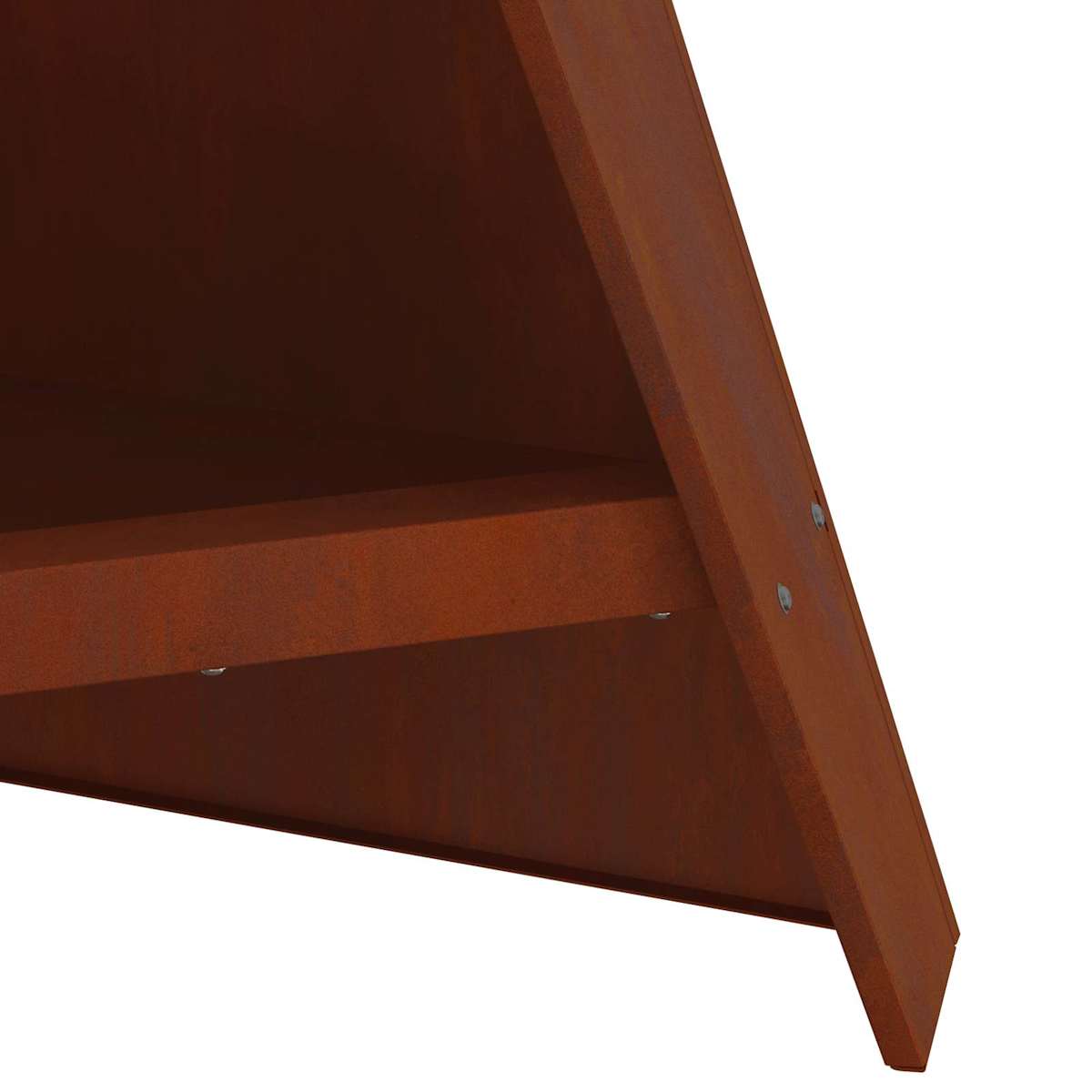 Ildskål Rusten 58 x 40 x 100 cm Cortenstål - Billede 8