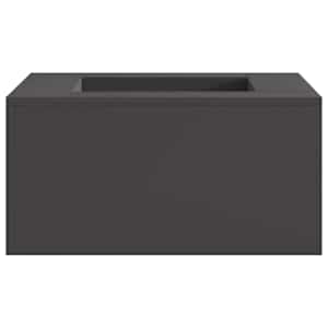 vidaXL Tulekauss Must 60 x 60 x 30 cm terase t&uuml;&uuml;p