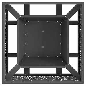 Ohniště Černá 60 x 60 x 30 cm Ocel - obrázek 6
