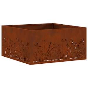 vidaXL Tulekauss Rooste 60 x 60 x 30 cm terase t&uuml;&uuml;p