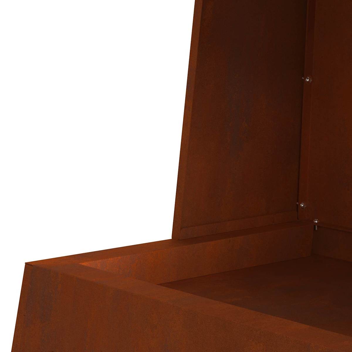 Ildskål Rusten 60 x 35 x 100 cm Cortenstål - Billede 9