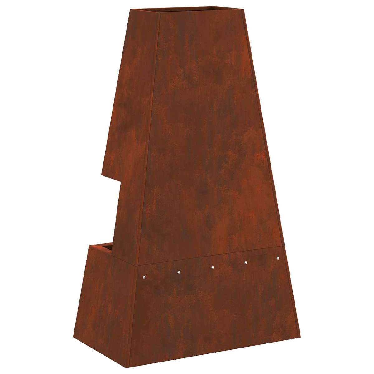 Ildskål Rusten 60 x 35 x 100 cm Cortenstål - Billede 7