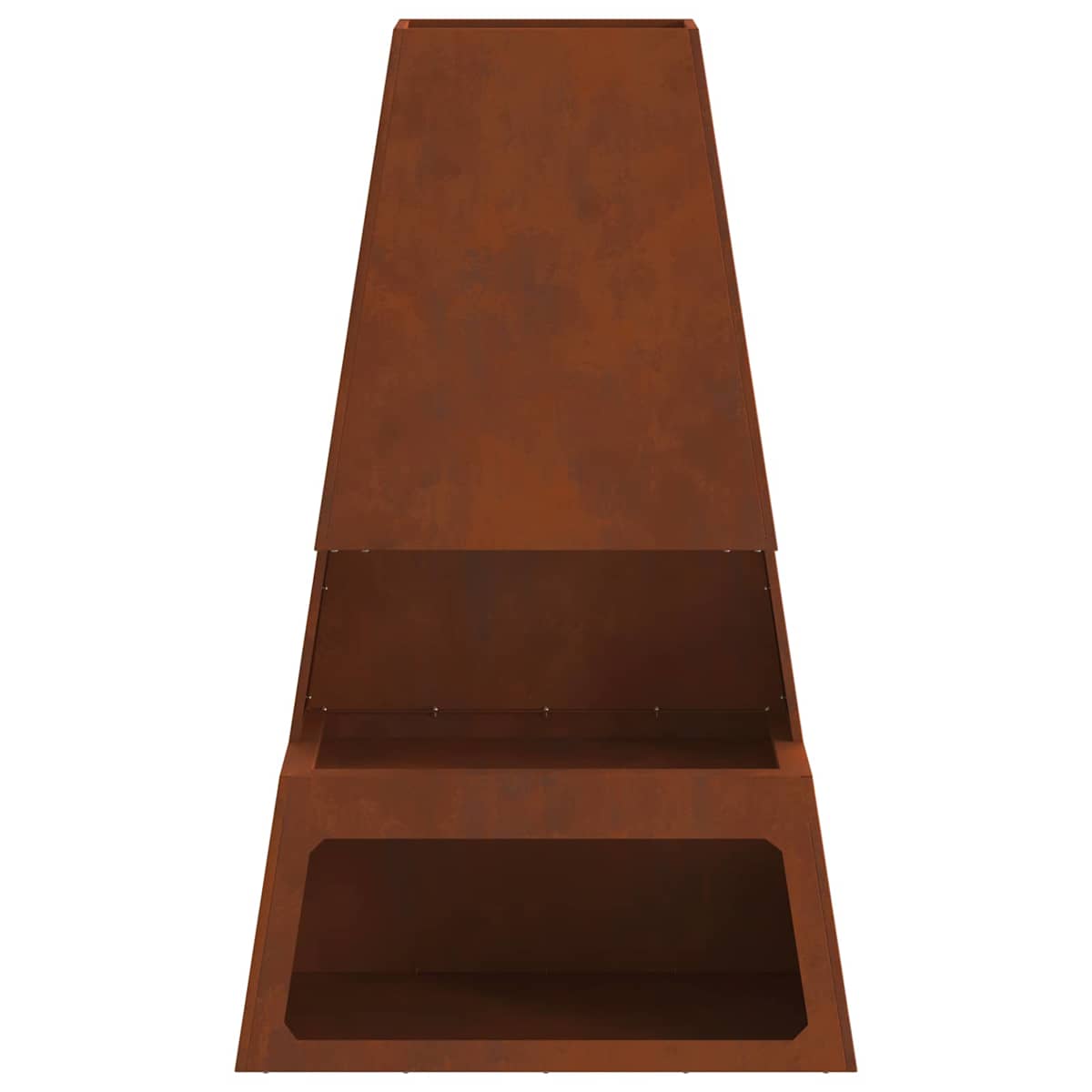 Ildskål Rusten 60 x 35 x 100 cm Cortenstål - Billede 6